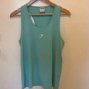 Gymshark turquoise training vest